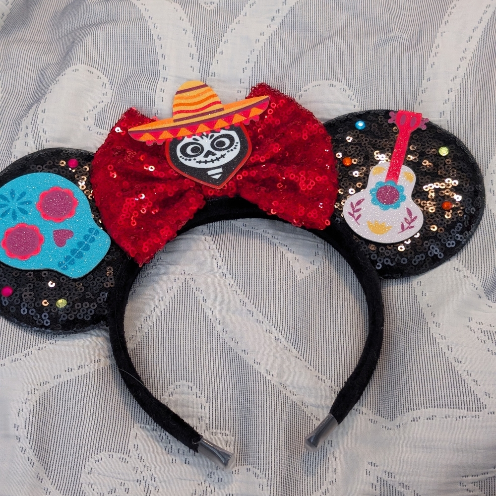 Sequin Day of the Dead Kids Costume Headband
